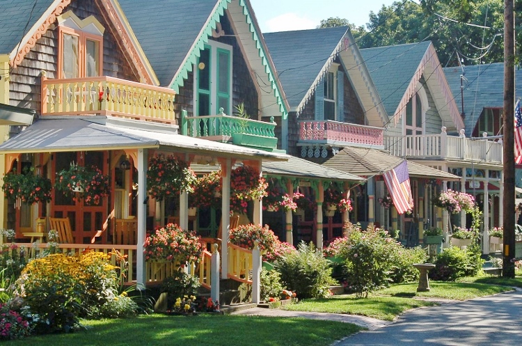 row of cottages